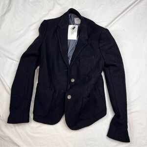 GAP Women's New Blue Size 6 Academy Blazer Academia Workwear Wool Blend L040824